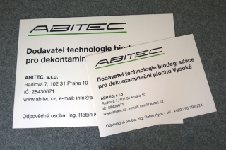Reklamní cedule Abitec