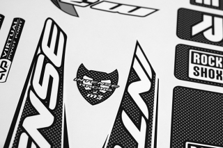 Polepy pro rám Intense M3 a Boxxera