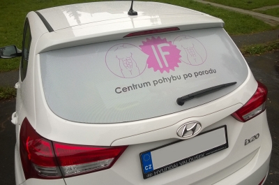 Polep auta - Centrum pohybu po  porodu